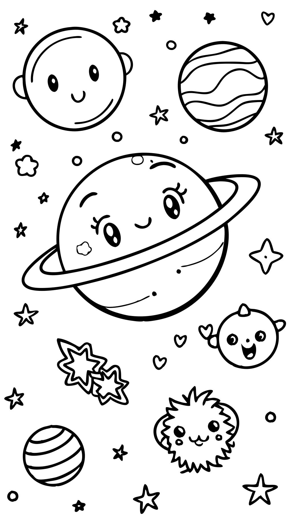 universe coloring pages